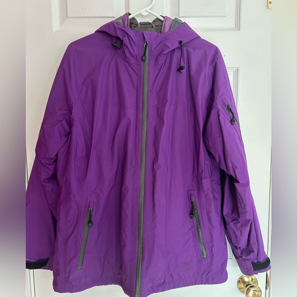 LL Bean Women’s Purple Hooded Jacket